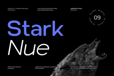 Stark Nue - a Premium Sans-serif