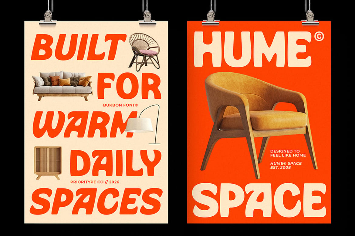 Bukbon - Bold Display Font