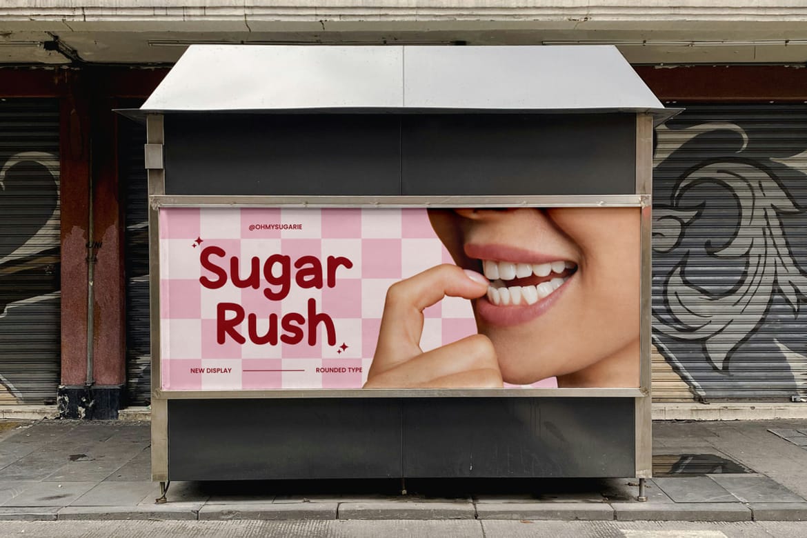 Oh My Sugarié – Fun Display Font