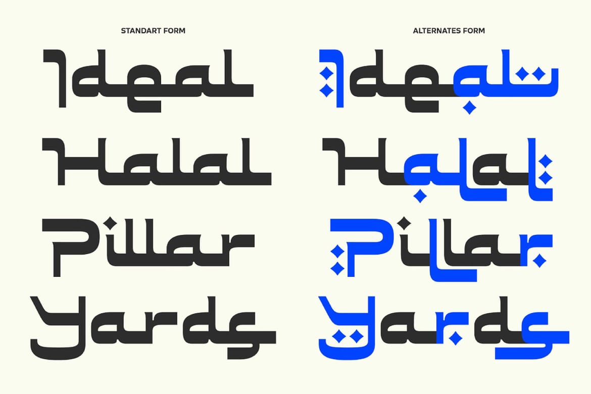 Serunya Ramadhan - Arabic Style Font