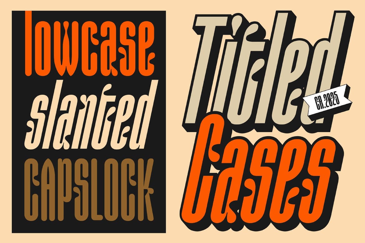 AOT Creamilk Playful Condensed Font