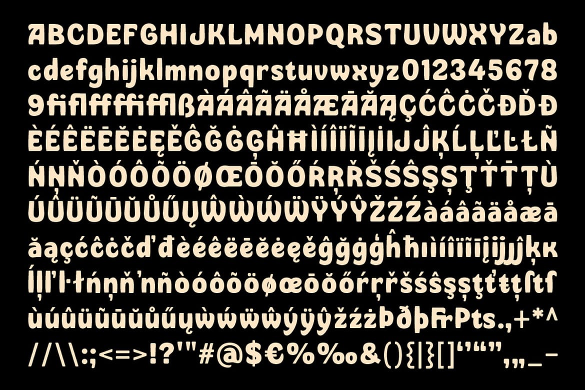 Bukbon - Bold Display Font