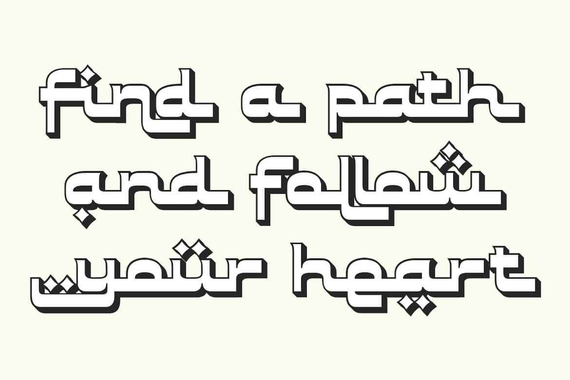 Serunya Ramadhan - Arabic Style Font
