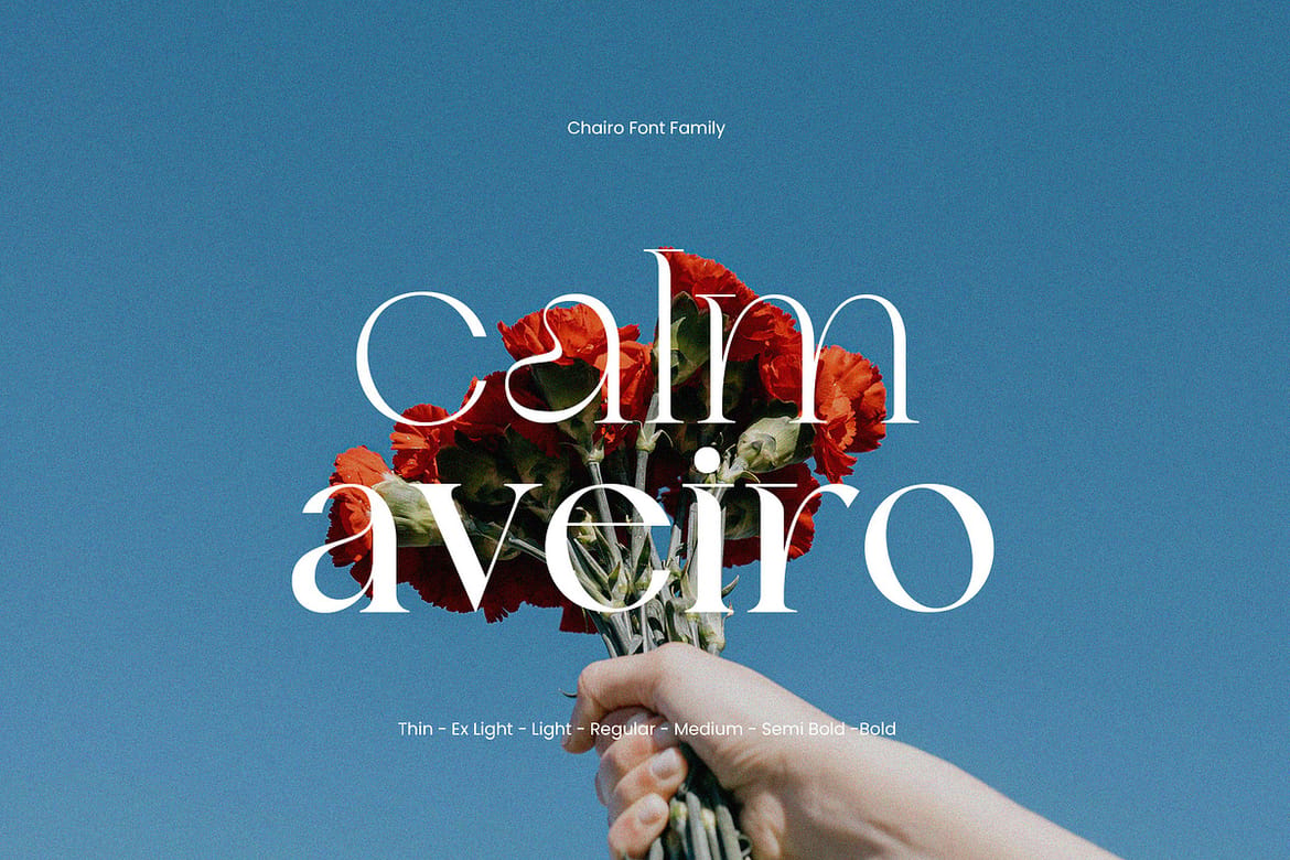 Chairo | Editorial Serif Font Family