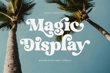 Magic Display | Retro Serif Typeface