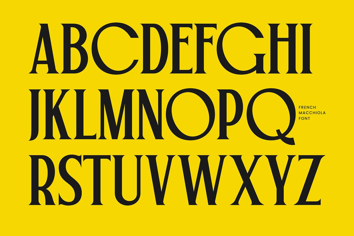Macchiola | Vintage Display Serif