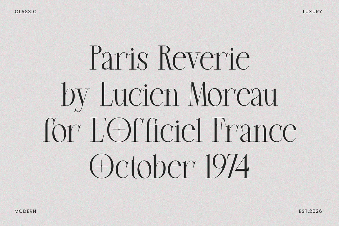 Moerca | Modern Classy Serif
