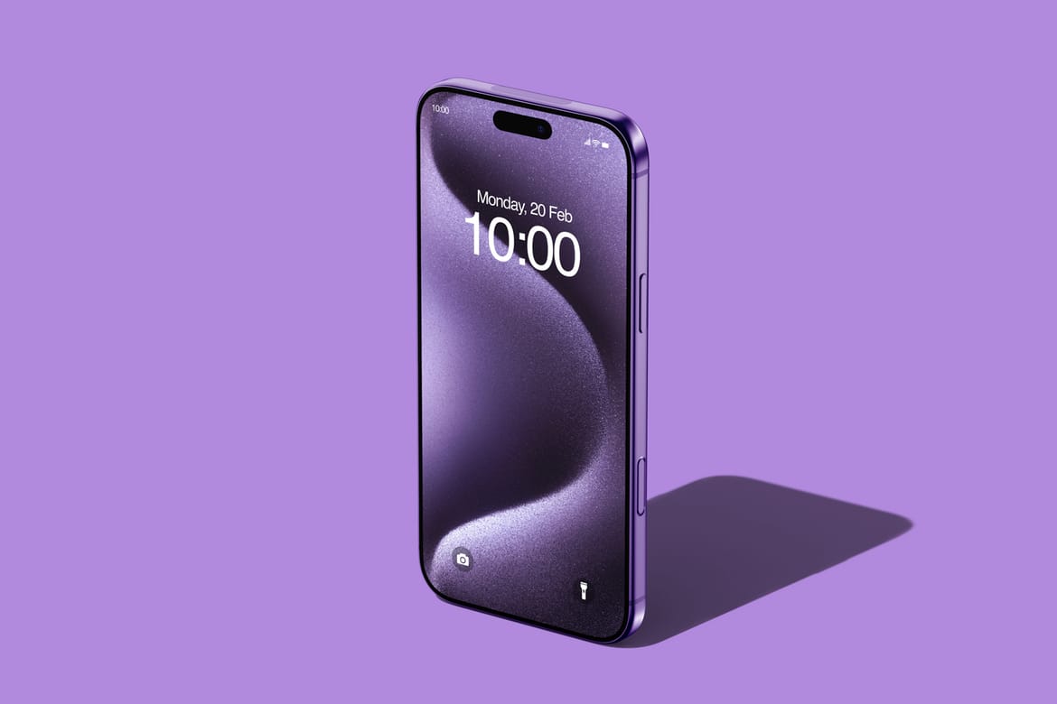 iPhone 17 Pro Device Interface Mockup