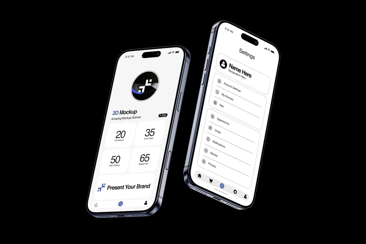 iPhone 17 Pro Device Interface Mockup