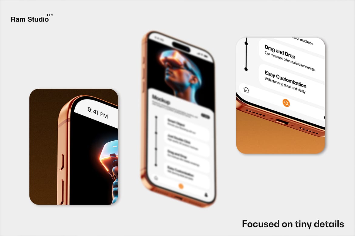 iPhone 17 Pro Device Interface Mockup