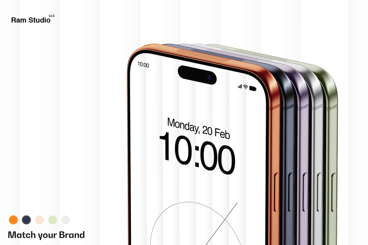 iPhone 17 Pro Device Interface Mockup