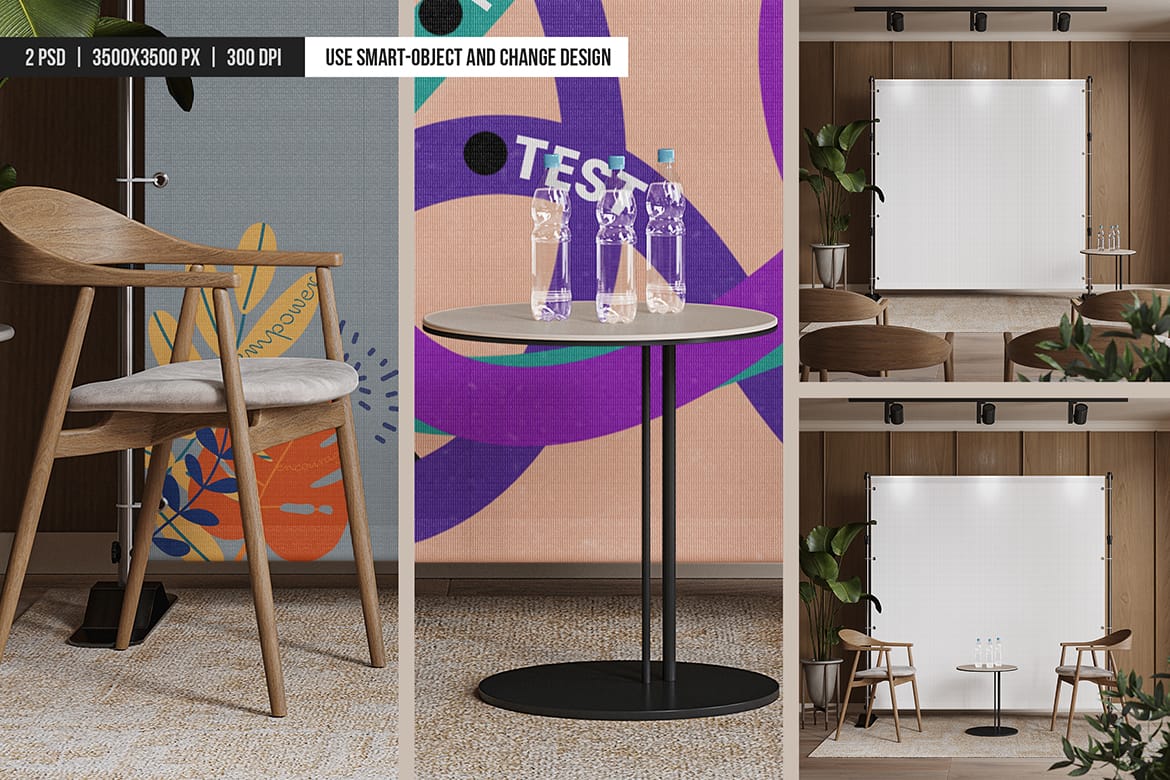 Conference Banner Stand Mockup
