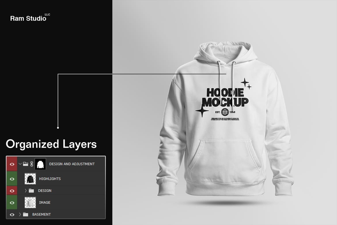 Hoodie Mockup for Apparel Branding