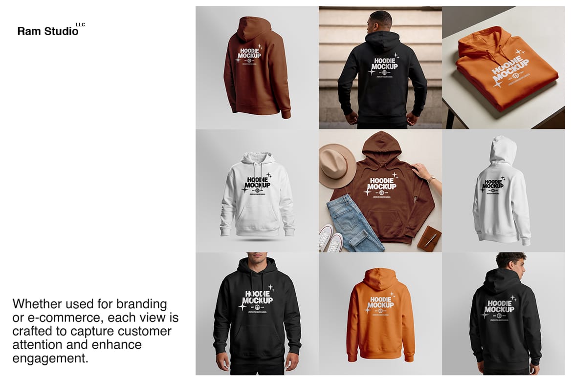 Hoodie Mockup for Apparel Branding