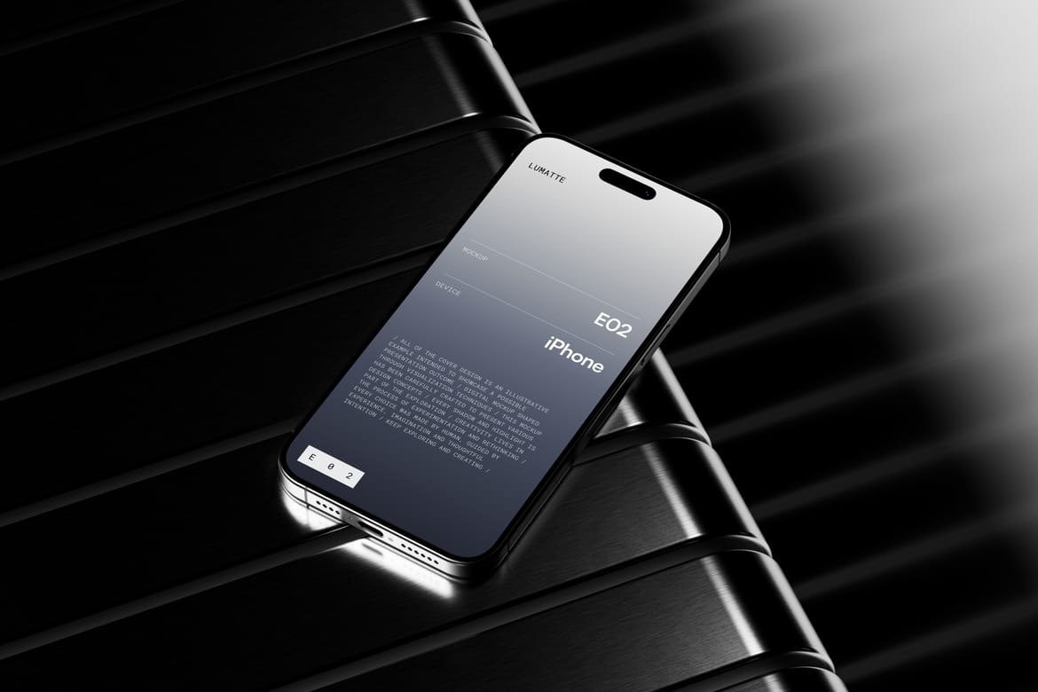 iPhone Mockup E02