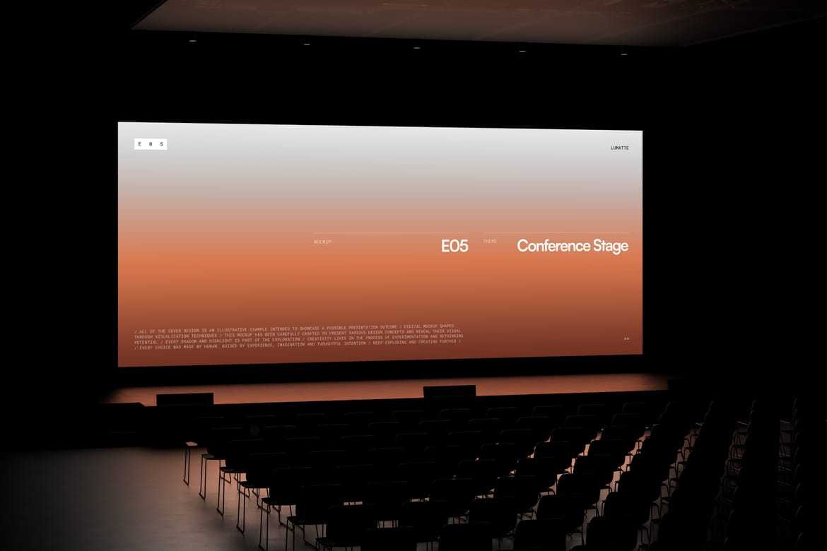 Conference Stage Mockup E05