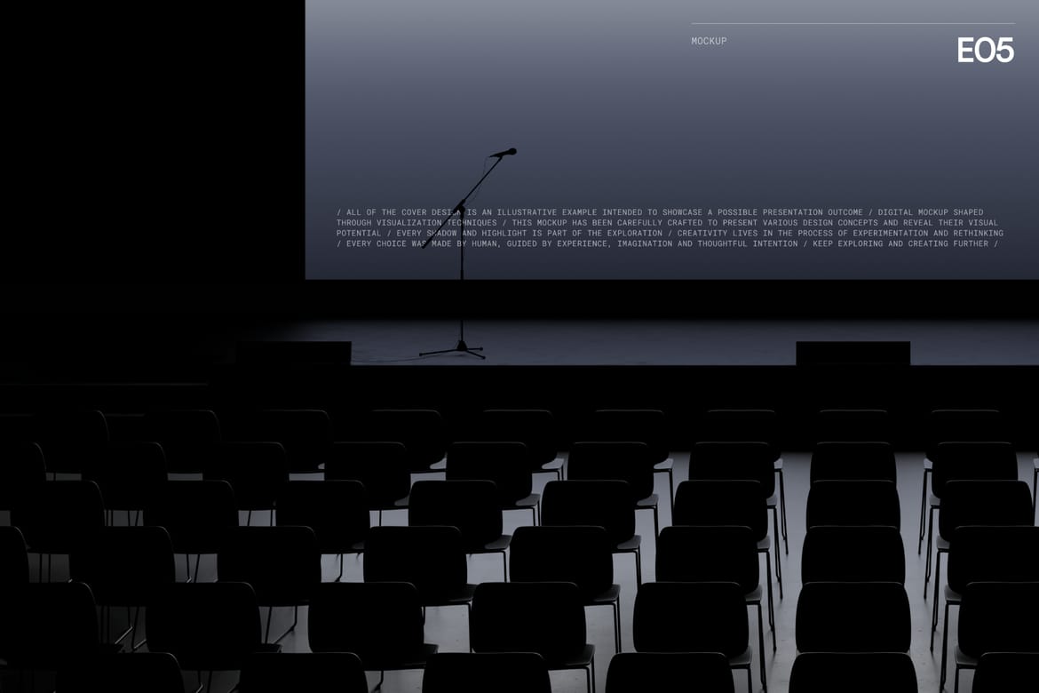 Conference Stage Mockup E05