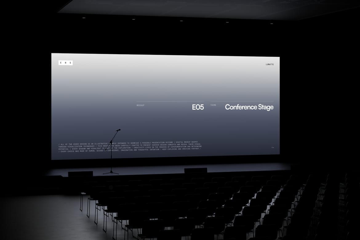 Conference Stage Mockup E05