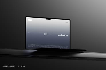 MacBook Air Collection E07 Mockup 1 