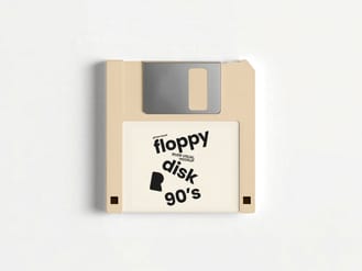 Floppy Disk Free Mockup