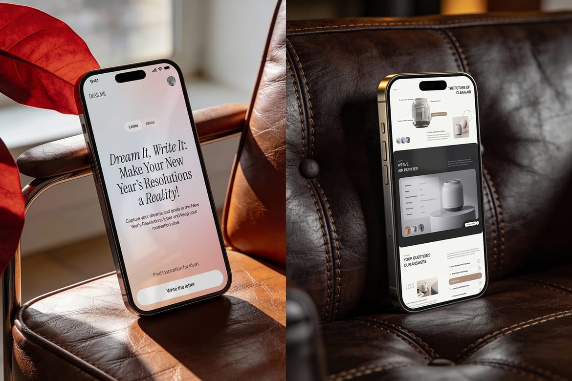 Devices MacBook & iPhone Mockups
