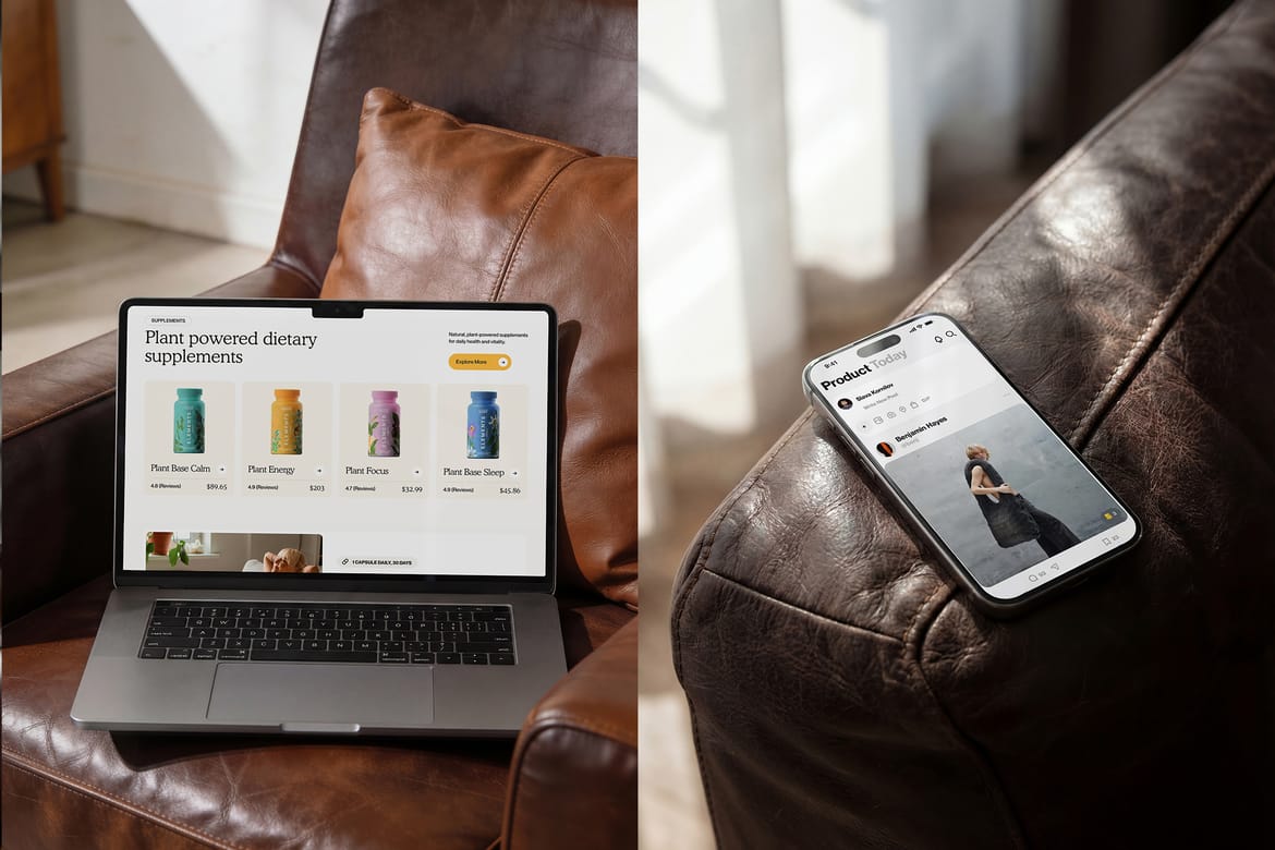 Devices MacBook & iPhone Mockups