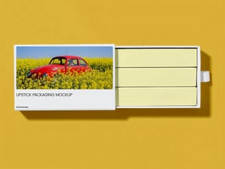 Lipstick Box Free Mockup