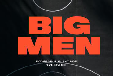 Bigmen – Bold All Caps Font