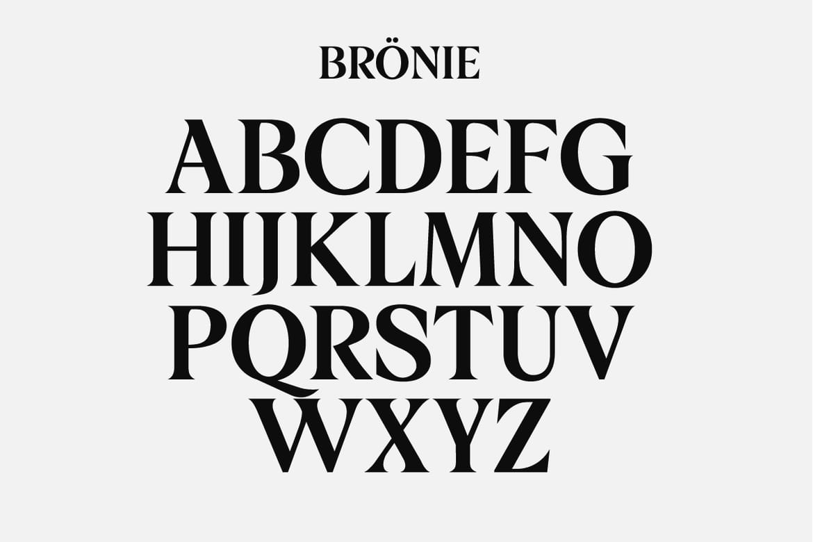 Bronie – Serif Classic Font