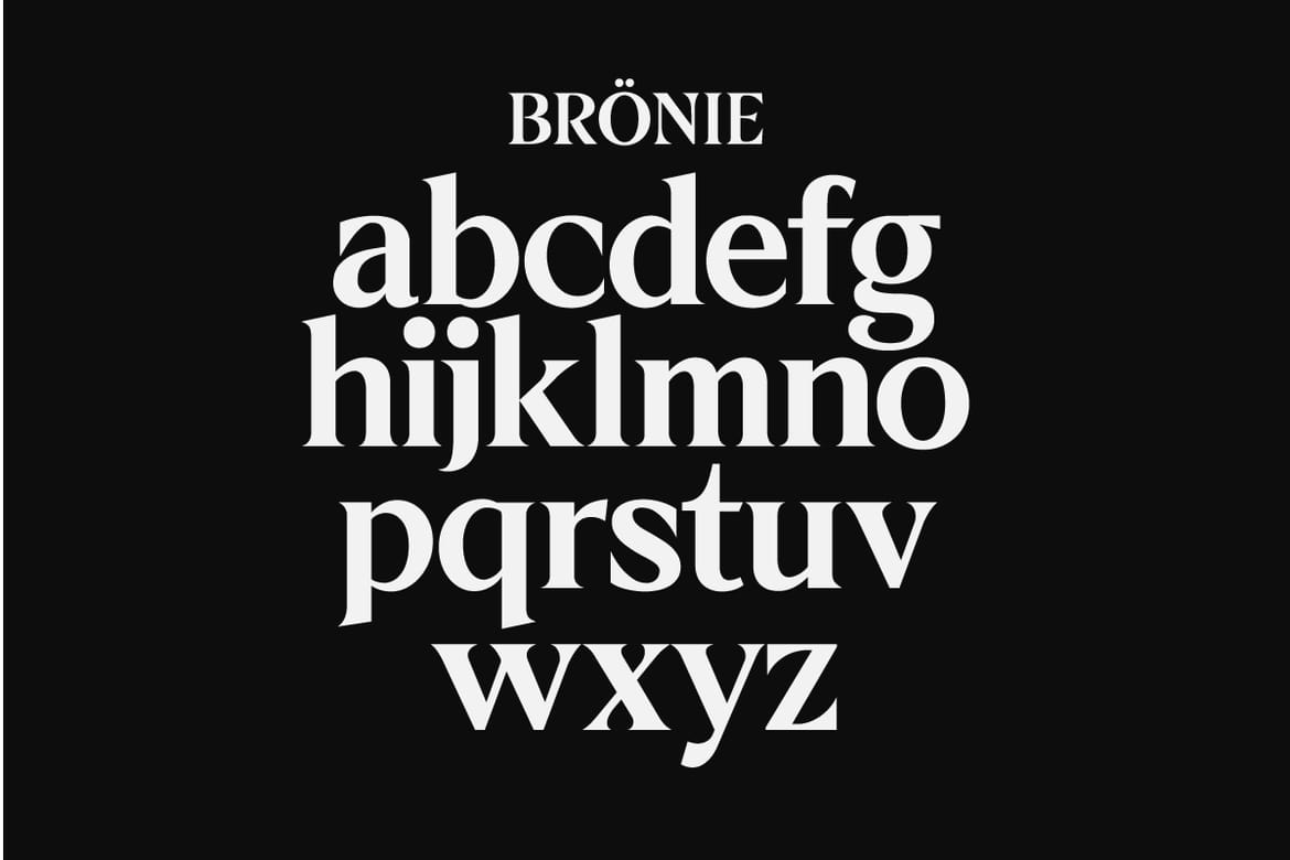 Bronie – Serif Classic Font