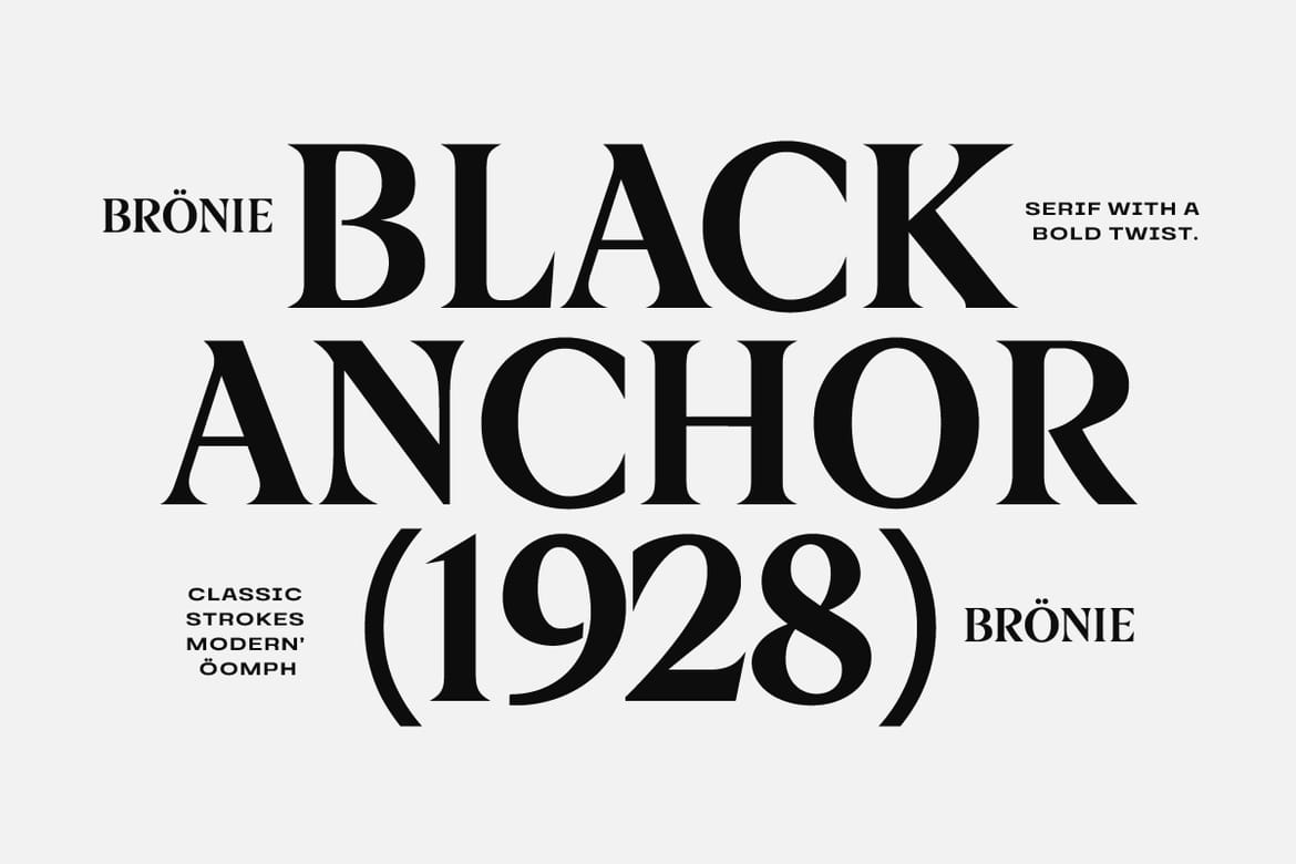 Bronie – Serif Classic Font