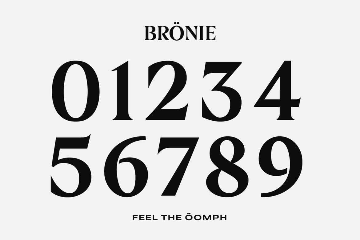Bronie – Serif Classic Font