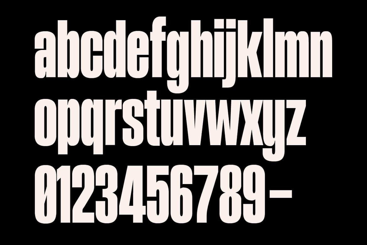 Hansanu - Condensed Font