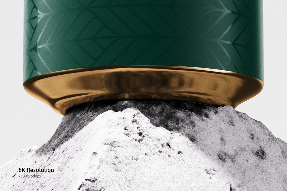 500ml Can Mockup | Brick Scene