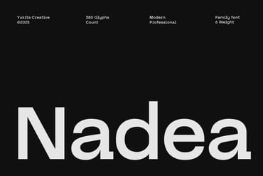 Nadea Sans Serif Font