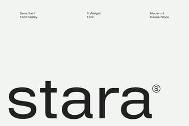 Stara Sans Serif Font