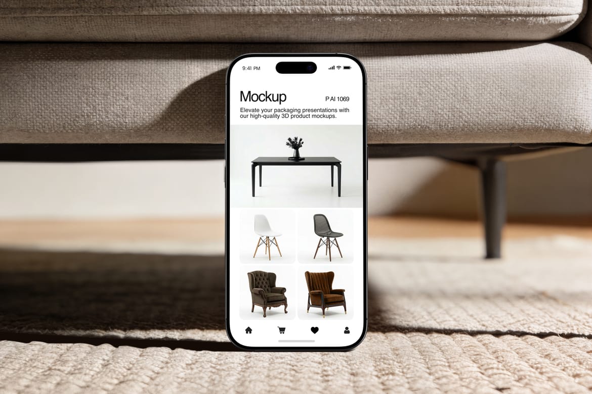 Minimal iPhone 17 Pro Branding Mockup