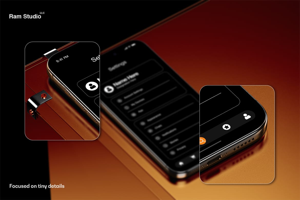 Industrial iPhone 17 Pro Mockup