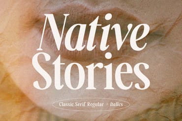 Native Stories - Classic Serif Font
