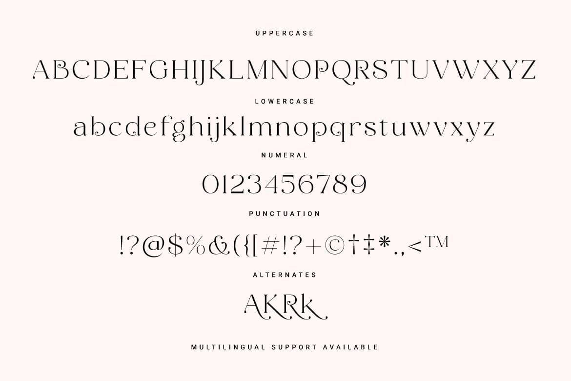 Cherla – Chic Serif Font