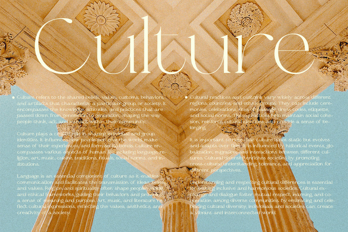 Olive & Citrus - Modern Serif