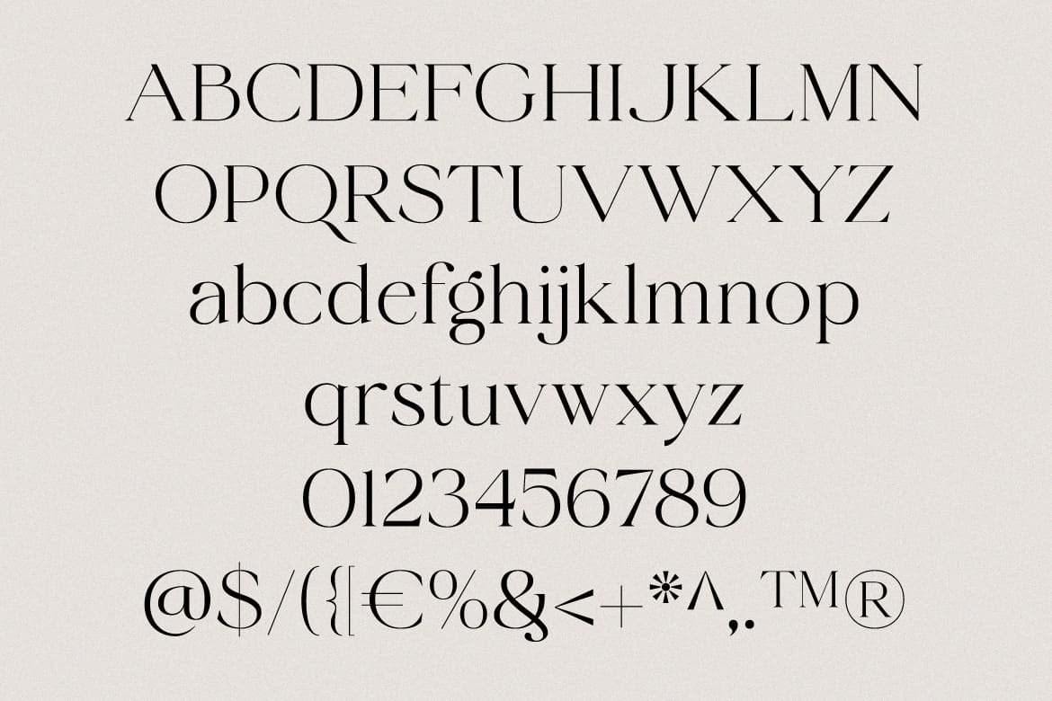 Radiant Charisma - Serif Family