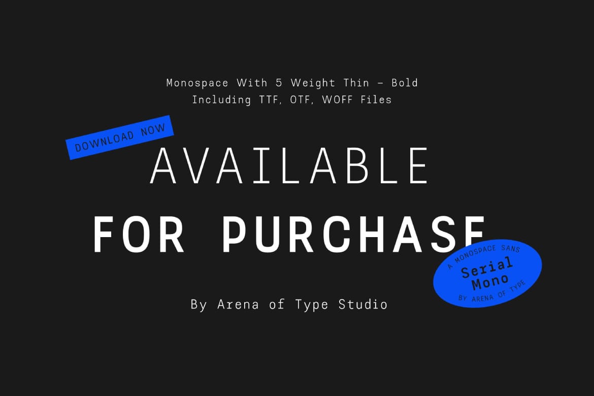 AOT Serial Mono Font