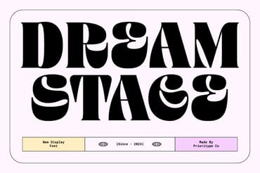 Dream Stage - Bold Display Font