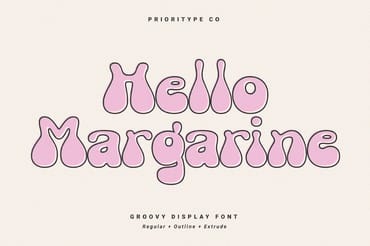 Hello Margarine - Groovy Font