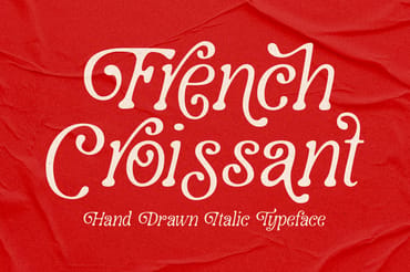 French Croissant Typeface