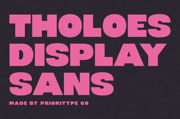 Tholoes Display Sans