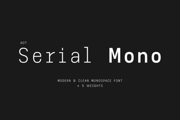 AOT Serial Mono Font