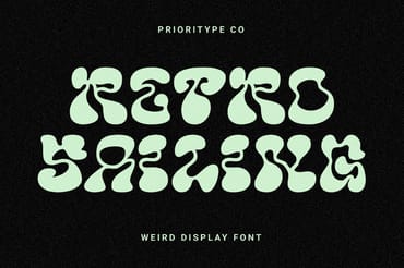 Retro Sailing – Weird Display Font