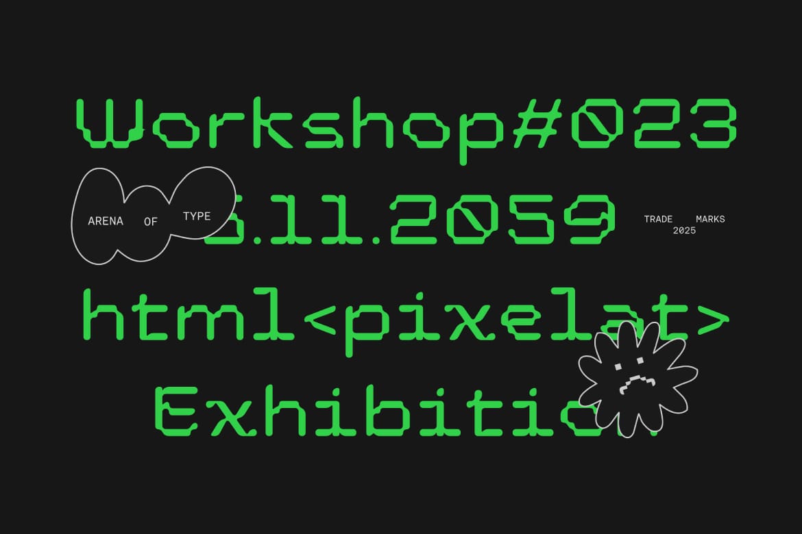 AOT Lost Contact – Contemporary Pixel Font